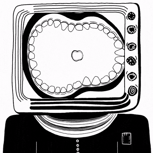 Loop Expanding Mouths Tunnel 4K - Movimento