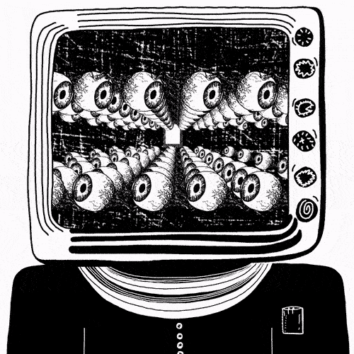 Tunnel Surreal Eyes Animation 4K - Movimento