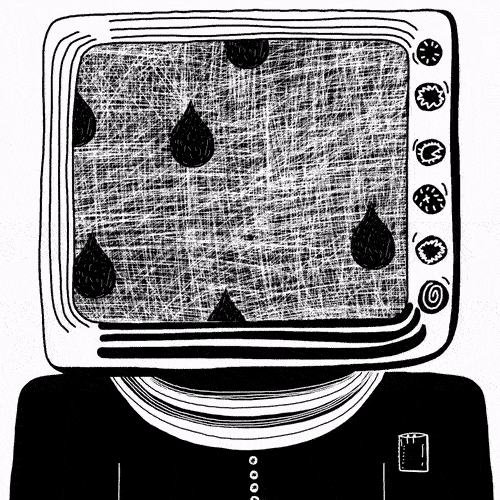 Falling Heavy Drops Animation 4K - Movimento