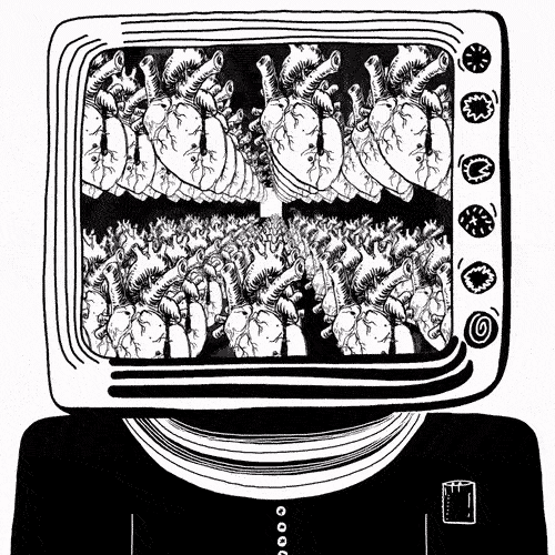 Tunnel Bleeding Hearts Animation 4K - Movimento