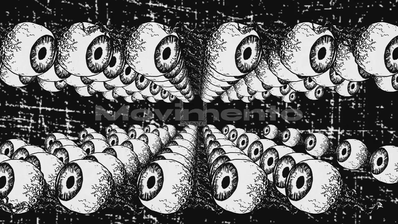 Tunnel Surreal Eyes Animation 4K