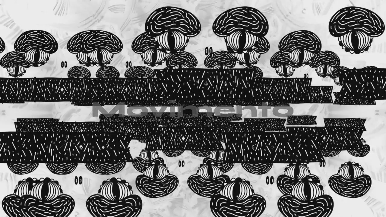 Tunnel Monsters Faces Animation 4K