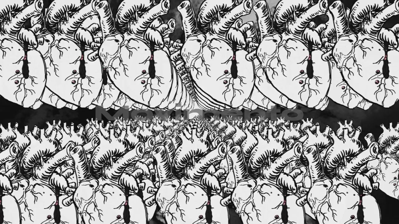 Tunnel Bleeding Hearts Animation 4K